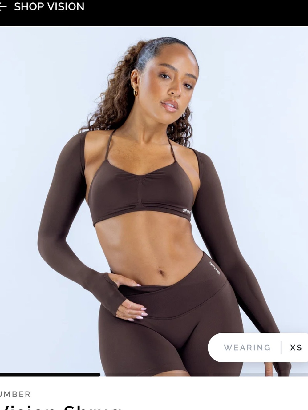 DFYNE VISION 3-Piece Set | Vision Sports Bra + Vision Shrug + Vision Shorts 4.5 - Picture 4 of 4